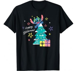DisnDisney 100 Lilo Stitch Christmas Happy Stitchmas! T-Shirt